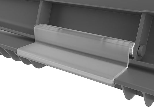 Rev-A-Shelf 32 Qt Under Sink Garbage Can Lid for Base Kitchen and Bathroom Cabinet, Replacement Plastic Trash Bin Lid Only, Grey, RV-32-LID-14-1-40