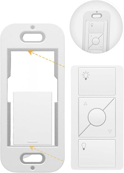 SplashNColor Wallplate Brackets for Lutron Caseta Pico Remote, 1-Pack – Seamless Remote Snap-in Installation Wall Bracket for Lutron Smart Switch, Durable Wall Mount Design for Lutron Pico Remote