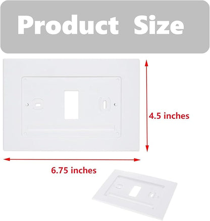 F61-2663 Wall Plate for Sen si Wi-Fi Programmable Thermostat,Hand Control, White (1)