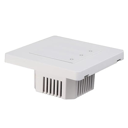 Jeanoko 3 Gang Smart Control Panel Compact Design Intelligent Switch for Home Automation System PVC Material (White)