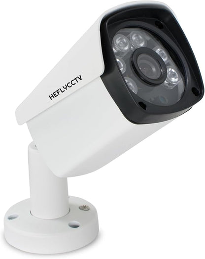 5MP Bullet Security Camera Hybird 4 in 1 TVI CVI AHD CVBS,5MP HD Weatherproof Outdoor Indoor Surveillance Cam,2.8mm Wide Angle,100ft Night Vision,Compatible with Analog TVI CVI AHD DVR