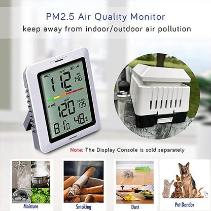 Ecowitt WH41 PM2.5 Air Quality Sensor Monitor Indoor Outdoor