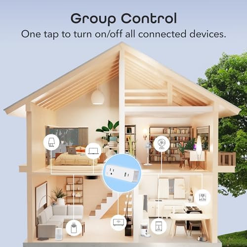 Geeni Switch + Charge Smart Wi-Fi Plug, 20W USB-A & USB-C Fast Charging