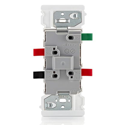 Leviton Lever Edge 15 Amp 3-Way Rocker Switch, E5603-MW, White | (Pack of 40)