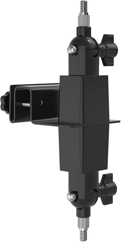 2 in 1 Camera Gutter Mount for Reolink Argus 4 Pro 4K Solar Security Cameras (Black)