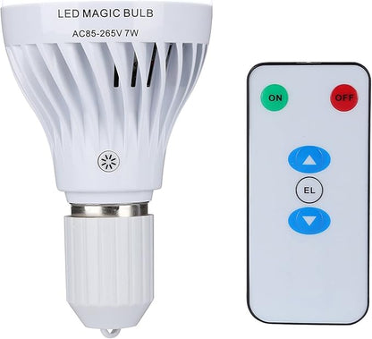 BSOD Rechargeable Light Bulbs with Remote, Battery Operated Light Bulb Emergency Light Magic Lightbulb for Cordless Lamps Backup Power Outage Lighting Flashlight
