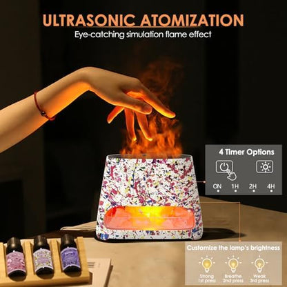SALKING 2-in-1 Himalayan Salt Lamp for Home & Essential Oil Diffuser, 150ml