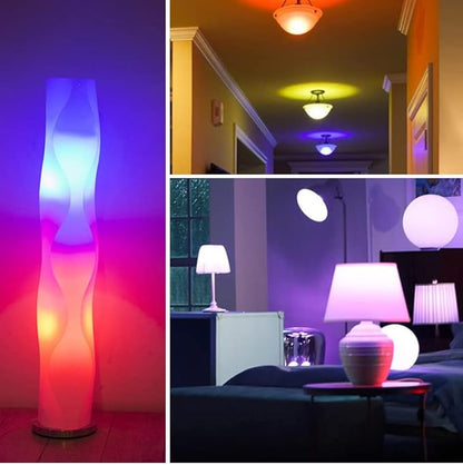 GU10 WiFi Smart Dimmable RGBCW LED Light Bulbs Works with Apple Homekit Siri Voice Control Compatible with Alexa Google Assistant