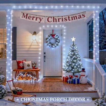 JMEXSUSS USB White Fairy Lights Plug in, 33ft 100 LED Twinkle Lights Indoor