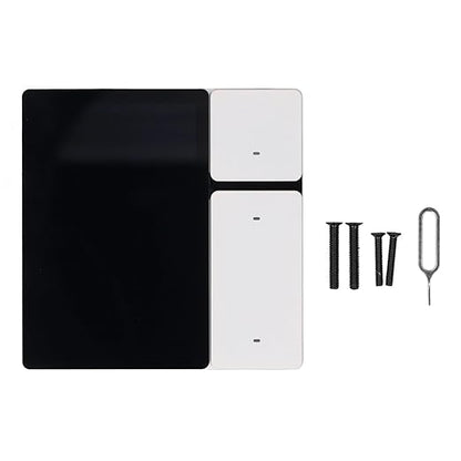 Smart Home Control Panel - 3.5 Inch Full Touchscreen in Wall Mini Scene Wall Switch Panel - 100-240V Interface for Lighting Cameras and Door Locks - Centralized Scene Management