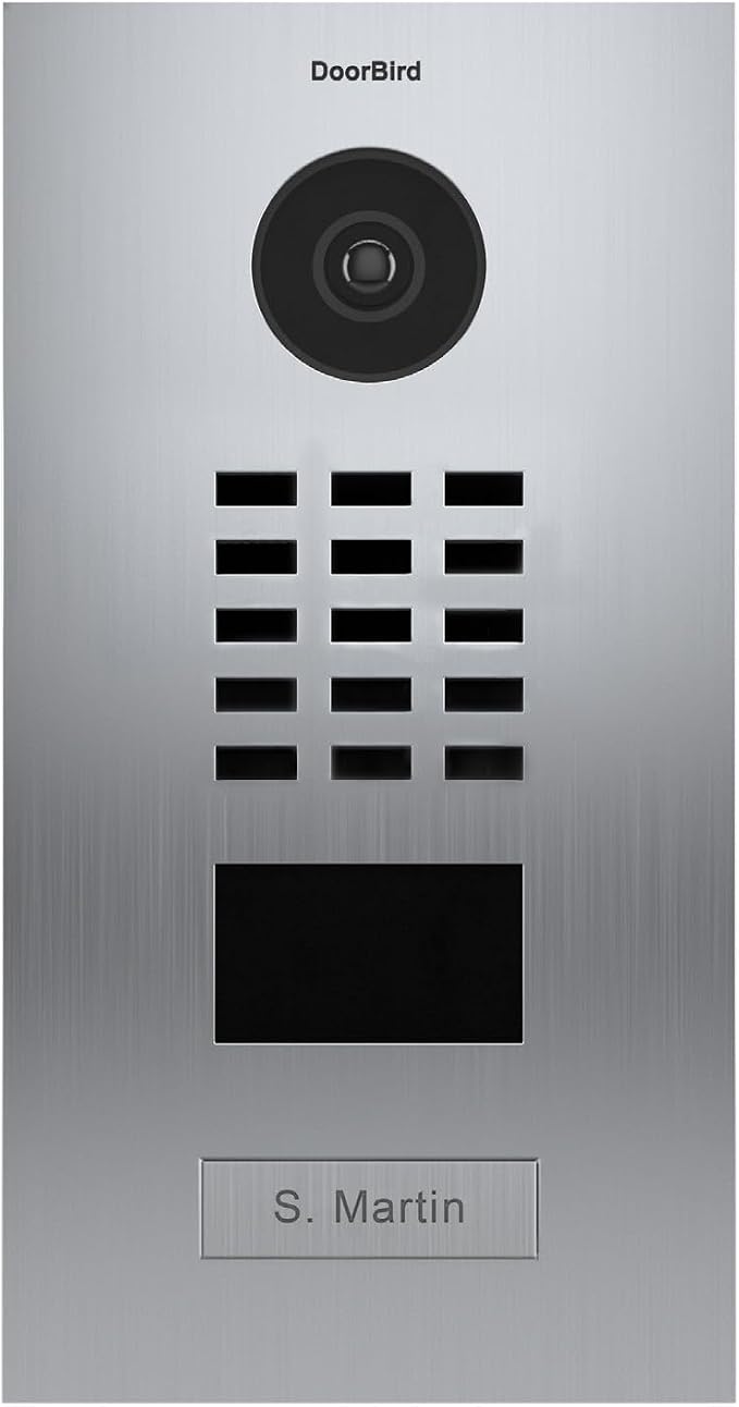 DoorBird IP Video Intercom Door Station, V2A, 1 Call Button