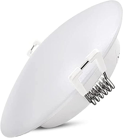 12 Volt RV LED Recessed Ceiling Light, 4.5-Inch RV Puck Light, Dimmable 4W 3500K Warm White, RV Flush Mount Interior Light for RV Boat Trailer Camper Motorhome Truck Yacht Van,1Pack