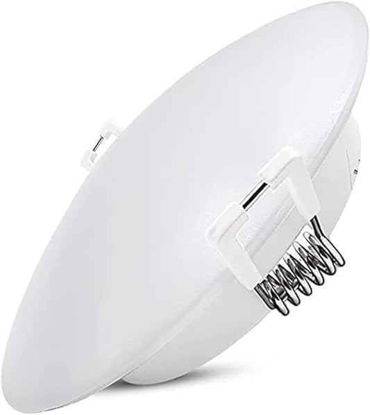 12 Volt RV LED Recessed Ceiling Light, 4.5-Inch RV Puck Light, Dimmable 4W 3500K Warm White, RV Flush Mount Interior Light for RV Boat Trailer Camper Motorhome Truck Yacht Van,1Pack
