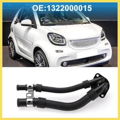 Car Thermostat No.1322000015 Engine Coolant Thermostat Housing Assembly for Mercedes Benz for Smart Fortwo 2008-2015 Plastic Black Durable Benefit