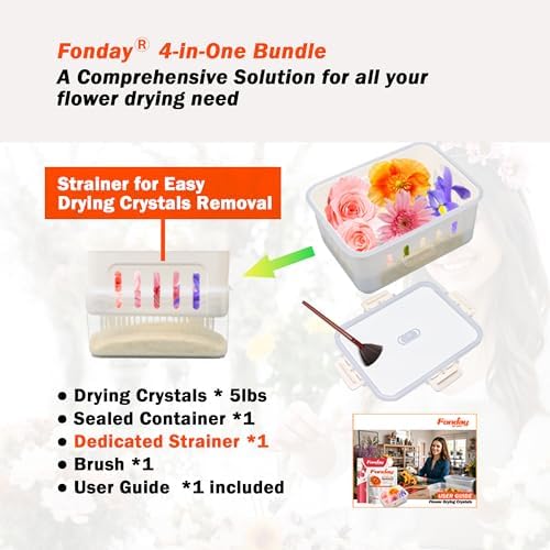 5LBS Fonday Silica Gel Flower Drying Crystals for Bouquet Preservation