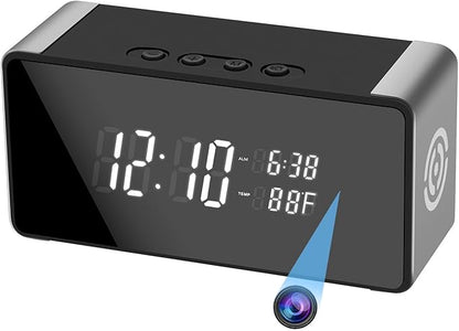 WiFi Wireless Mini Security Camera, Full HD 4K/2K/1080P Surveillance Cam for Home Safety Support 5G&2.4G with Night Vision and Motion Detection, APP Control with SD Storage