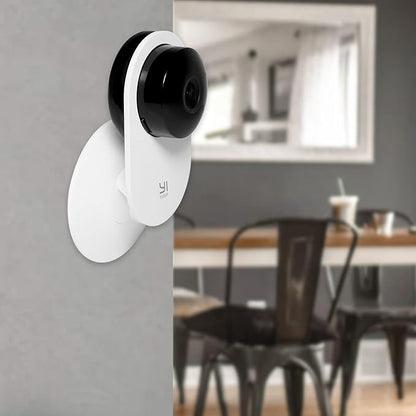 4 Pack Indoor Wall Mount for Yi Home Security Camera, No Punching, Extremely Simple Installation (Camera is NOT Included)