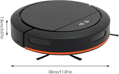 Robot Vacuum and Mop Combo, 3-in-1 Robot Vacuum Cleaner, Sweeping Machine with APP & Button Control, Max 2700Pa Suction, 120Mins Runtime, Robotic Vacuum for Pet Hair, Carpet, Hard Floor, Black