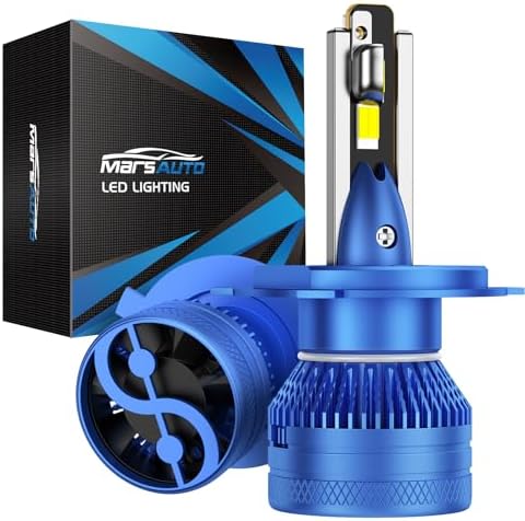 Marsauto H4/9003 Fog Bulbs, Super Bright, Long Lifespan, Plug and Play, Pack of 2