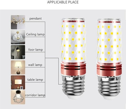 Corn Bulb E27 LED 10Pcs 16W Replacement for Lamps Small -in Smart Three-Color Light