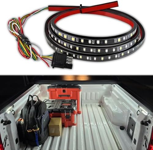 Mupera Triple Row LED Tailgate Light Bar 60 Inch