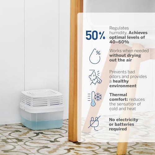 HUMYDRY Moisture Absorber Dehumidifier with 3 Refills 15.9oz Premium Device