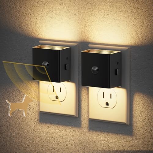 JandCase Motion Sensor Night Light, Night Lights Plug into Wall