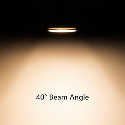 Maelsrlg PAR16 LED Long Neck Recessed Spotlight Bulb, 6W(60W-75W Equivalent) Dimmable, 600 Lumens, 40° Beam Angle, Track Light Bulbs Warm White 3000K, E26 Medium Base, Pack of 4