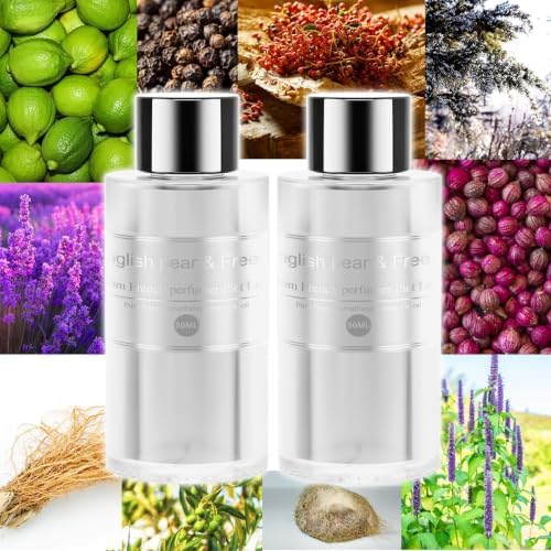 Amor Lyris 2 Packs Essential Oil Refill for Smart Car Air Freshener, 3.5OZ Car Diffuser Refill, Aromatherapy Perfume Refill (4-8 Months Use), Natural Plant Extracts, Freesia