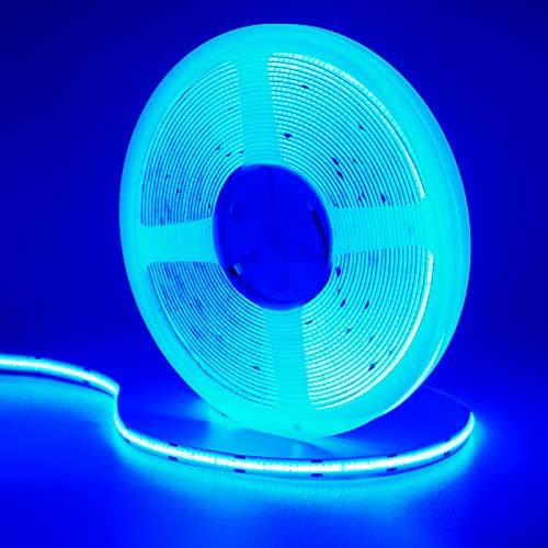 32.8ft/10M 24V COB Blue LED Strip Light 3840LEDs IP20 Not Waterproof
