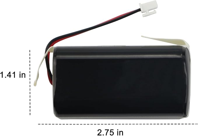 RVBAT850 Replacement Battery for Shark Vacuum ION/IQ/AI Robot R75 R85 RV761 RV850C RV101AE RV1000S RV1100VL UR1000SR RV700_N RV720_N (2-Prong Connector) RVBAT85002 RVBAT85003 RVBAT85004 RVBAT85005