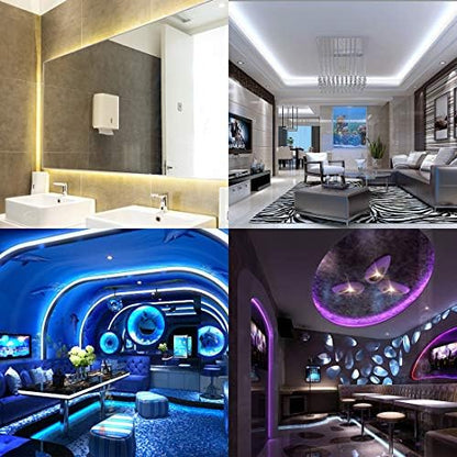 BTF-LIGHTING RGBW LED Strip Cool White 16.4ft 60LED DC24V UL Listed IP67
