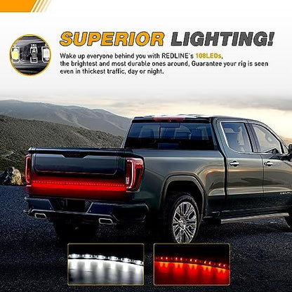 GOOACC 48"/49" Truck Tailgate Light Strip 90 LED Single Row Light