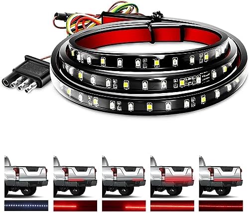 GOOACC 48"/49" Truck Tailgate Light Strip 90 LED Single Row Light