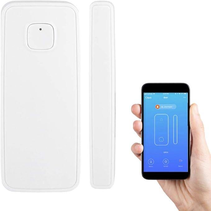 Smart Door&Window Sensor Alarm Compatible with and Home Tuya 45m 2.4g Control by app for Home Security