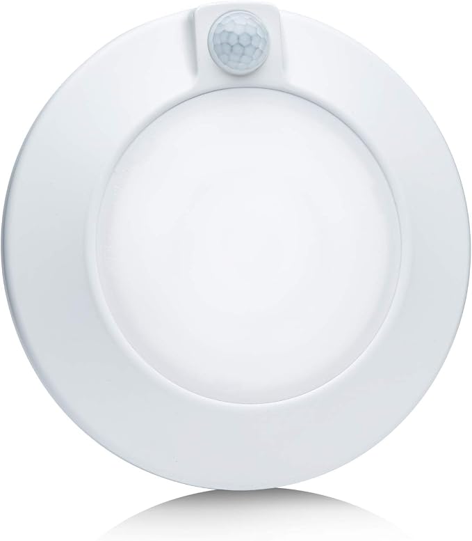 Closet Lights Motion Sensored, LED Closet Light Motion Activated, 5000K Daylight 6-7/8 Inch 10W Motion Sensor Ceiling Light, Closet Lights Wired, Pantry Light 90CRI, No Battery, Damp Rated ETL