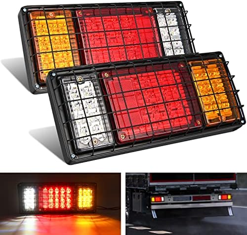 Nilight Trailer Tail Light Kit Running Brake Turn Signals Reverse lights