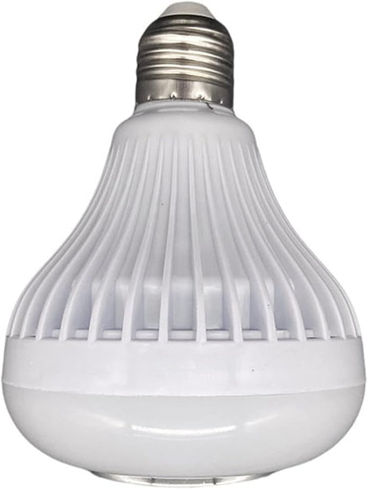 Music Light Bulb Plastic RGB Multicolor Adjustable Smart Light Bulb 12W for Bar Restaurant