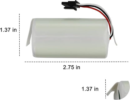 MULS ABL-G Battery for iRobot Ro omba Combo Essential, Combo&Mop Y0110 Y011020 Y0140 Y011040 Y014020 Y011240 Vac Q011 Q011020 Q0120 Q012020 RVG-Y1 RCC-Y1 Robot Vacuum Mop Combo Cleaner 14.4V 2800mAh