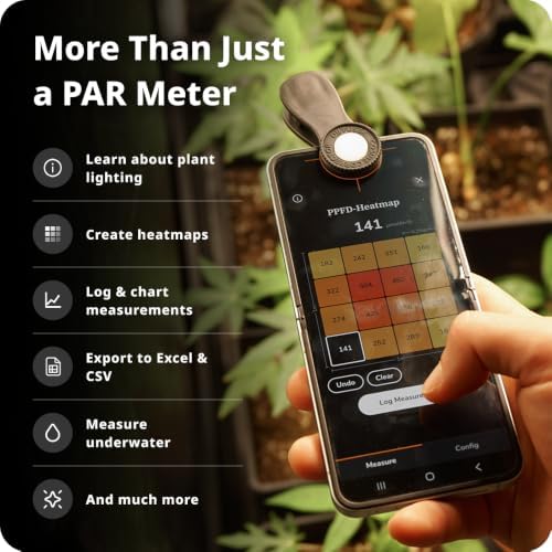 Quantum PAR Meter Accessory | Measure Plant Light PPFD/DLI with Photone App
