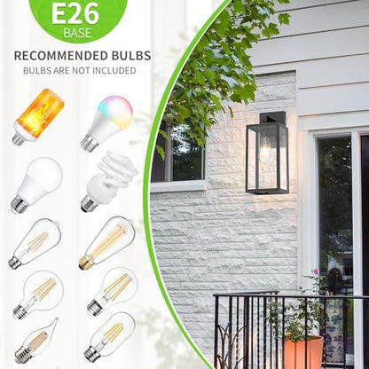 MAXvolador Outdoor Wall Light Fixtures, Exterior Waterproof Wall Lanterns
