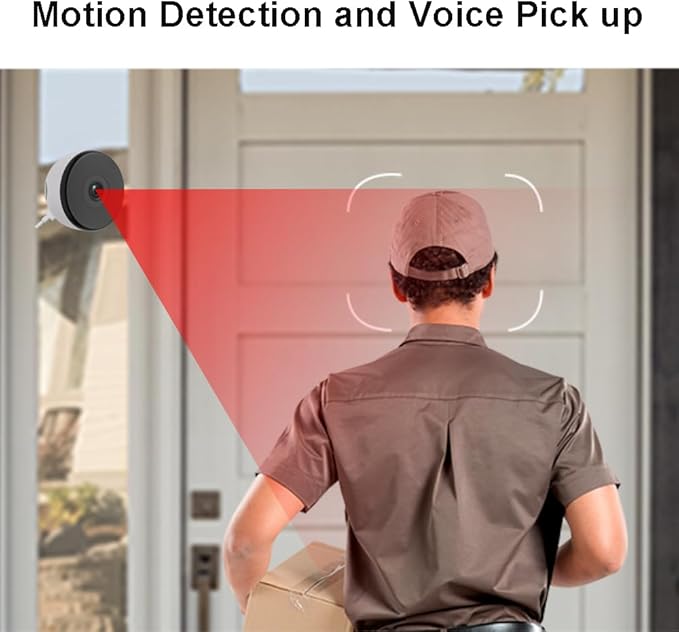 Starlight Window Camera, 2K Resolution, Full-Color Night Vision, Wi-Fi Indoor Security Camera, Wide Angle View, AI Detection