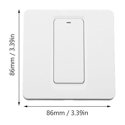 Smart Touch Wall Switch with Voice Control and Timer for Water Heater Boiler Home Automation