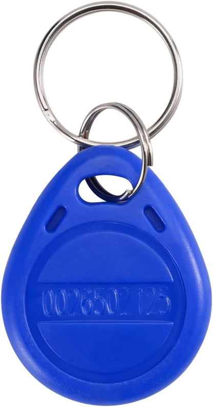 RFID ID Card Keyfob for Door Access Control Proximity 125KHz Keychain ID Cards Read Only 100pcs