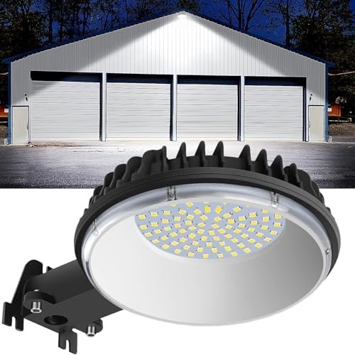 120W Dusk to Dawn Outdoor Lighting with 15KLM 6500K Daylight for Yard