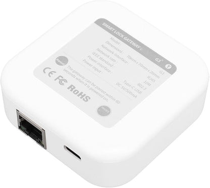 Fafeicy Smart Home, WiFi Bluetooth RJ45 Smart Device Hub with Mobile App Control for Entry Lock and Speaker