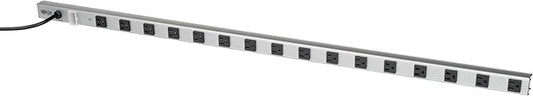 Tripp Lite 16 Outlet Surge Protector Power Strip, 15ft Long Cord, Metal, Lifelong Warranty (SS7415-15),Silver