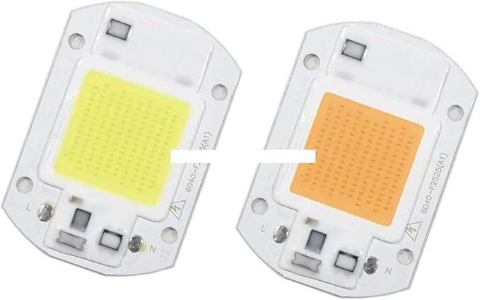 3W 5W 7W 9W 20W 30W 50W LED COB Chip Light AC220V Cold White Warm White Bulb Lamp Smart IC Driver For DIY Floodlight Spotlight(Warm White 3200K,5W)