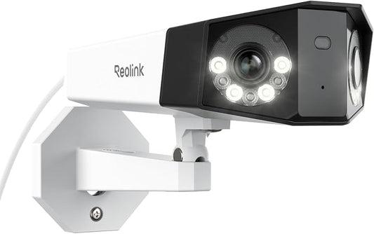 REOLINK 4K PoE Security Camera System, IP Outdoor Cameras 8X Duo 2 PoE with 1x RLN16-410 (Built-in 4TB HDD) Video Recorder