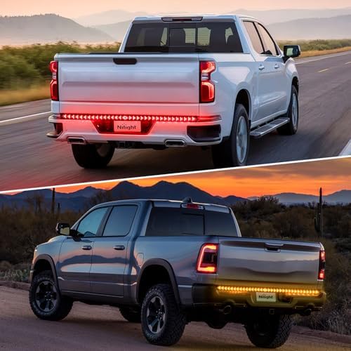 Nilight Truck Tailgate Light Strip 48Inch Arrow 432 LED Light